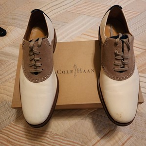 Cole Haan Suede White Dress Shoes for 
