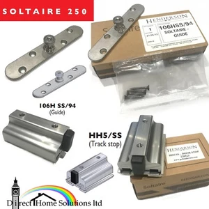 Sistema de puerta corredera recta colgante superior Henderson Soltaire 250, puertas de hasta 250 kg - Imagen 1 de 4