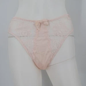 NEW La Perla Size US 38/L Lace Underwear Made in Italy Panties Pink Sexy Vintage - Picture 1 of 6
