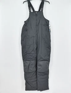 Youth Boy's iXtreme Insulated Snow Bib Pants, Grey, 4 - Picture 1 of 5
