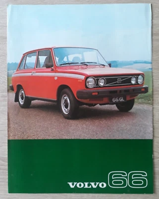 Volvo 66 GL Hatchback Brochure / Leaflet 1976 - Image 1 of 2