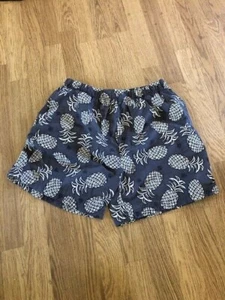 Mens XL Swim Trunks Gray with Pineapple Print (Mesh liner) - Picture 1 of 1