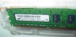 Micron 4GB (2x2GB) 2RX8 PC3-8500E MT18JSF25672AZ-1G1F1 NOS - Picture 1 of 8