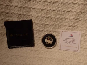 Moneda de 1 libra de plata de prueba de 1 libra Channel Islands Alderney 2021 RNLI - Imagen 1 de 7