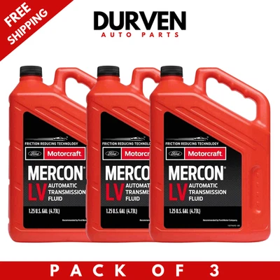Motorcraft Mercon LV XT105Q3LV Automatic Transmission Fluid 15 Quart (Pack of 3) Foto 1 de 3