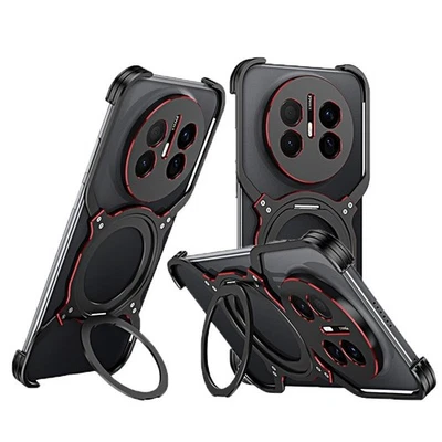 Luxury Magnetic Metal Armor X Type Rimless Case For Huawei Mate 70 Air 5G - Image 1 of 4