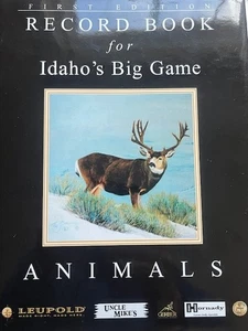 RECORD BOOK FOR IDAHO'S BIG GAME ANIMALS Hunting Deer Elk Bear Moose Cougar - Picture 1 of 3