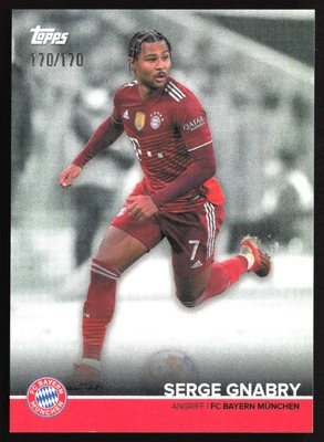 2021-22 Topps FC Bayern Munchen #BCM-SG Serge Gnabry Rainbow - Image 1 of 2