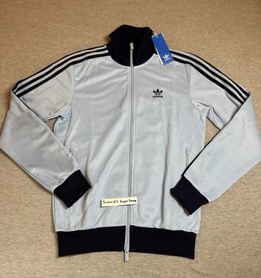 adidas Originals Beckenbauer Track Jacket Clear Sky / Night Indigo JP2521 Mens L - Image 1 of 4