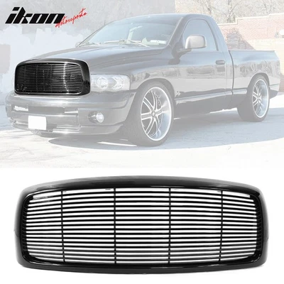 Fits 02-05 Dodge Ram 1500 03-05 Ram 2500 3500 Mesh Front Grille Unpainted - ABS Foto 1 de 4