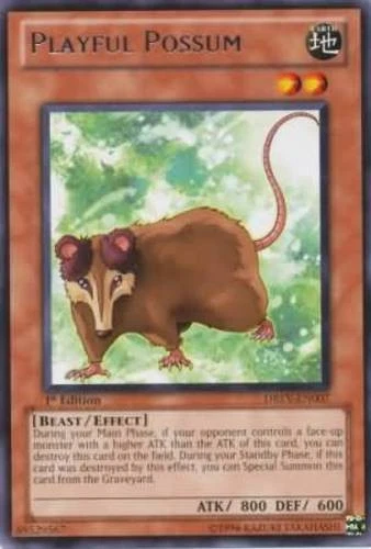 Playful Possum - DREV-EN007 - Rare - Unlimited Edition Near Mint Duelist Revolut - Image 1 of 1