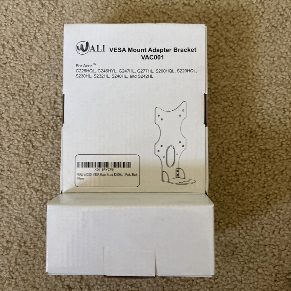 Acer Monitors WALI VESA Mount Adapter Bracket  VAC001 - Image 1 of 1