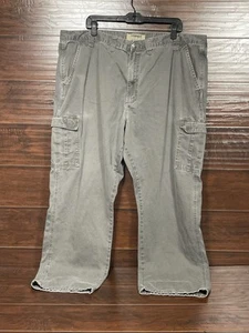 Pantalones cargo Wrangler grises para hombre 44x30 relajados holgados usados - Imagen 1 de 8