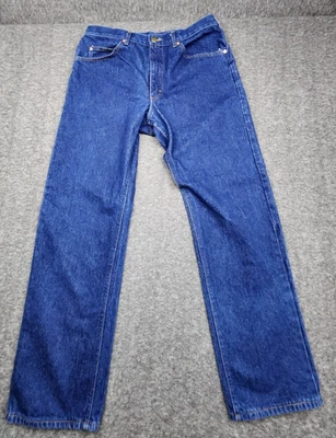 Lee Riders Regular Fit Men's 36x30 Five Pocket Straight Leg Denim Blue Jeans - Image 1 of 4