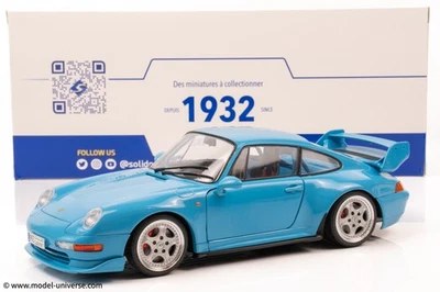 Solido - 1:18 Porsche 911 (993) Clubsport Riviera Blue 1997 - Diecast Model - Image 1 of 4