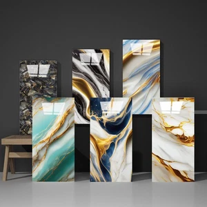 20x Self-Adhesive Marble Tiles Wall Sticker Stick On Kitchen Bathroom Home Decor - Picture 1 of 29