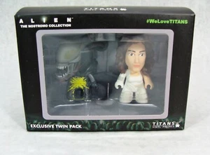 SET FIGURINE IN VINILE ALIEN TITANS CON RIPLEY NUOVE! LA COLLEZIONE NOSTROMO - Foto 1 di 1