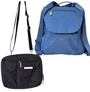 2 Baggallini Convertible Bags Backpack Crossbody Shoulder Funny Pack Waterproof