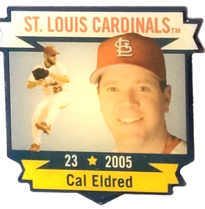 Spilla da bavero MLB St. Louis Cardinals 2005 "Cal Eldred" 1,5" - Foto 1 di 2