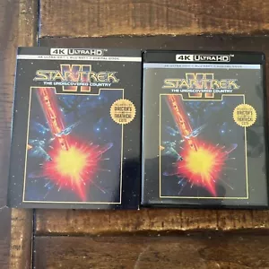Star Trek VI: the Undiscovered Country (Ultra HD, 1991) W Slipcover No Digital - Picture 1 of 7