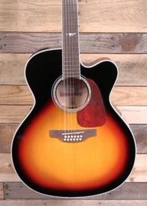 Takamine GJ72CE 12-saitige Akustik-/E-Gitarre Brown Sunburst - Bild 1 von 8