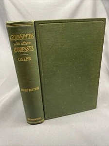 Aequanimitas with other Addresses letter signed by Eli Lilly 1932 3rd edition HC - Picture 1 of 7