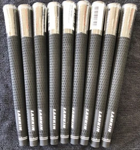 9 X Lamkin Crossline Black Oversize Golf Grips. Genuine. - Picture 1 of 2