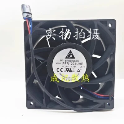 Delta PFR1224UHE-CE75 12038 DC24V 1.75A 12CM 3-Pin Inverter Cooling Fan - Image 1 of 4