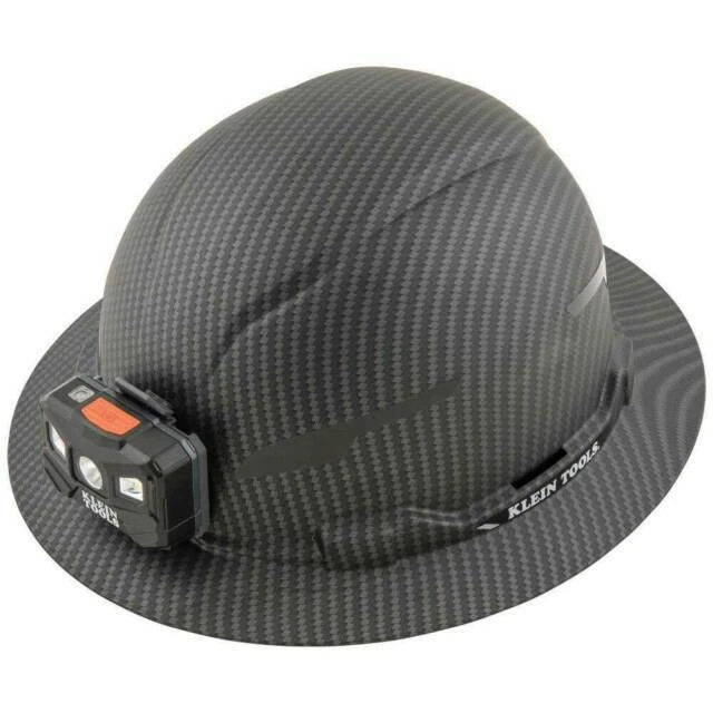 Klein Tools 60346 Hard Hat With Headlamp - Carbon Fiber