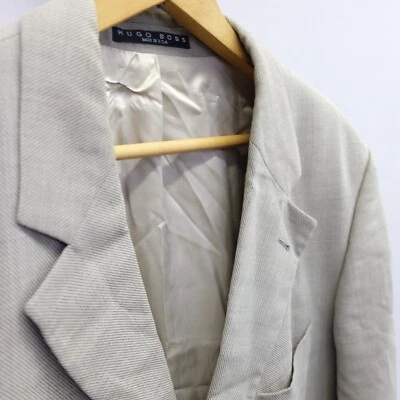 Abrigo Blazer Deportivo HUGO BOSS Tres Botones Lana Tostada 44L Foto 1 de 4