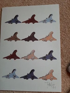 Concorde Paris To New York rare brunch Menu, Genuine And In Vgc - Picture 1 of 6