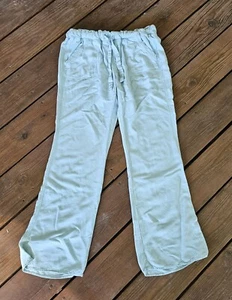 Rewash Brand Womens Junior Size S Drawstring Stretch Waistband Pants Light Blue - Picture 1 of 9