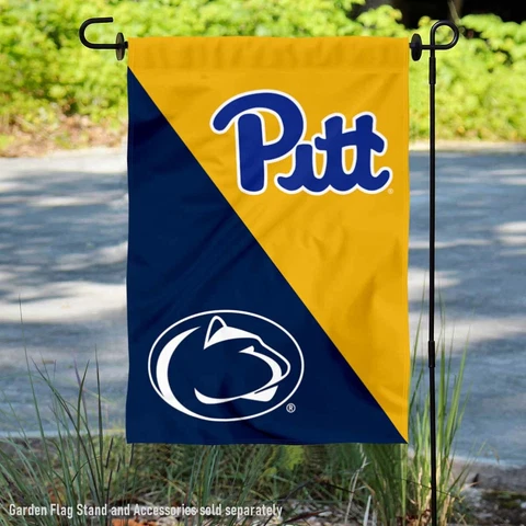 Pitt Panthers vs Penn State House Divided Garden Flag Yard Flag Cover