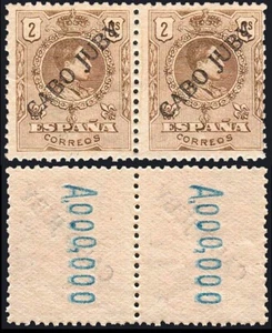 Cabo Juby - Edi ** 6 N Pareja - 1919 - Numeración "Ceros" - Imagen 1 de 1