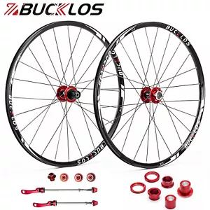 BUCKLOS BC5 Carbon Hub MTB Bike Wheels 26/27.5/29 in Disc Wheelset Clincher Rim - Picture 1 of 17