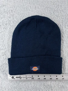Dickies Beanie Toque Adult One Size Blue Knit 100% Acrylic Workwear Snow Ski - Picture 1 of 8
