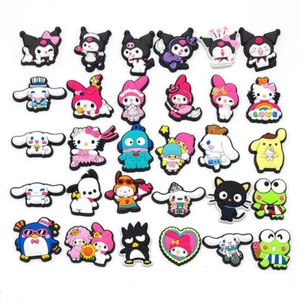 30Pcs Melody Kuromi Shoe Charms Jibbitz Croc Shoes Charm Set Sandals Clogs Decor - Picture 1 of 7