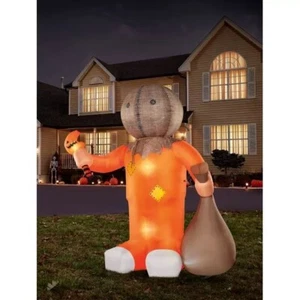 Licencia Oficial Trick 'r Treat Sam Iluminar Inflable Decoración Halloween - Imagen 1 de 5