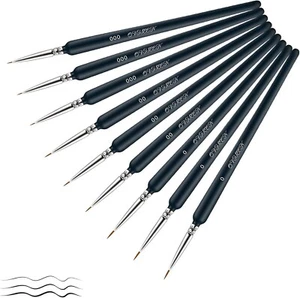 9 Stück Pinsel, Feines Detail Pinselset Malen nach Zahlen Professionelle - Bild 1 von 7