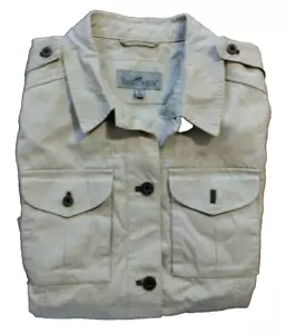Travelsmith Damen Safari Khaki Weste mit Taschen Knopfleiste Größe M - Bild 1 von 3