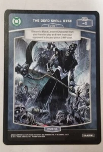 Panini 2017 Metax Green Lantern Trading Card Rare The Dead Rise Strength - Picture 1 of 2