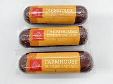 Hickory Farms Farmhouse Beef & Pork Summer Sausage 3 pk/10 oz each BB:06/27/2024