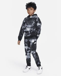 Nike Sportswear Club Marble Fleece Hoodie And Pant Sets Size 6 - Picture 1 of 3