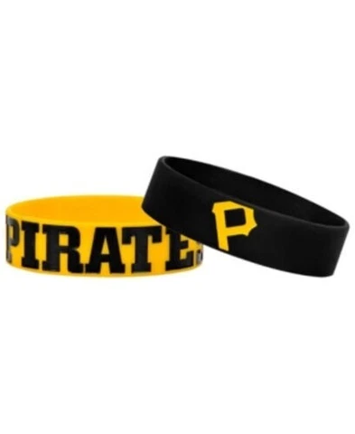 Bulk Bandz Bracelet 2 Pack PITTSBURGH PIRATES MLB Baseball Forever Collectable Cover