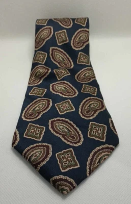 Andre Gianni  Multicolor Geometric Classic Length and Width Silk Men's Tie - Image 1 of 3
