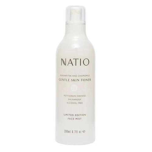 Natio Rosewater and Chamomile Gentle Skin Toner Face Mist, Alcohol Free, Natural - Image 1 of 2