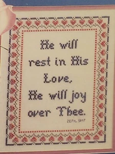 Father's Wondrous Love Cross Stitch Booklet 11 patterns Christian Bible Verses - Picture 1 of 12