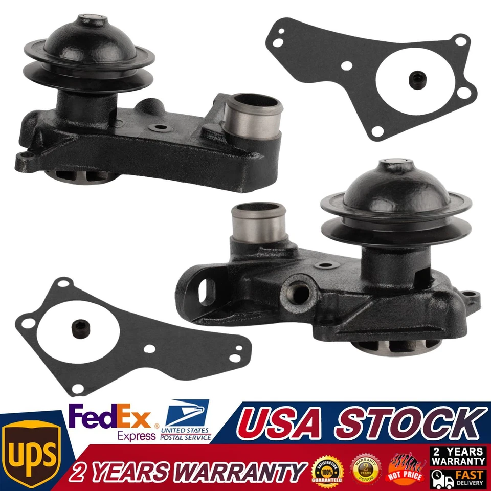 2* Flathead Water Pumps GH5592DRV +GH5592PASS for Ford Pickup Mercury Left+Right - Image 1 of 4