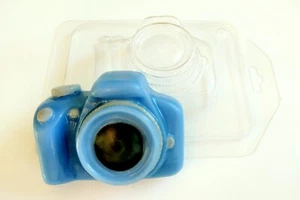 PHOTO CAMERA MOLD, Soap Mold Bath Bomb Mold, Chocolate, Fondant Cake Decoration, - Picture 1 of 1