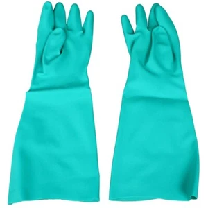 Safety Zone® Pro-Guard® Nitrile Long-Sleeve Heavy Weight Unlined Gloves - Picture 1 of 2